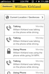 Canary app screen shot.